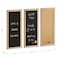 Martha Stewart Everette 18in. x 24in. Cork Board, Chlk Board, Lttr Board Set w/Psh Pns, Mgnts, Liqd Chalk, Letters BR-DK20221011-1-LN-MS - alternate 2